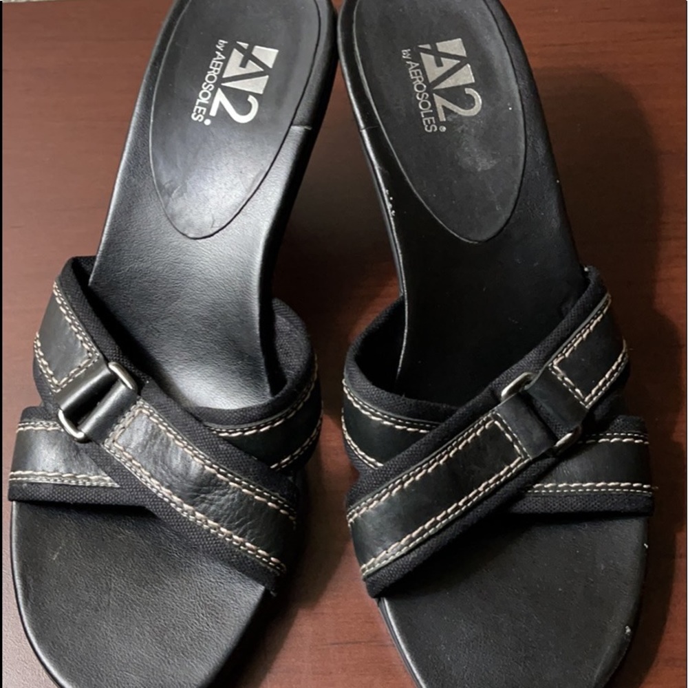 Black Sandal Heels